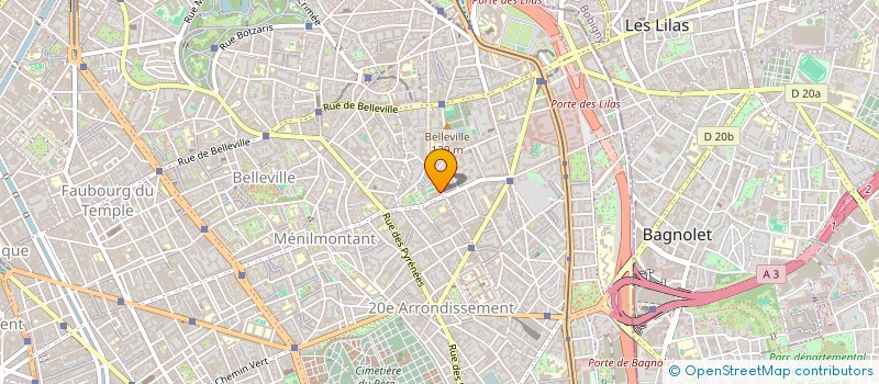 localisation de l'entreprise MADAME LYSMINA ATTOU  PARIS