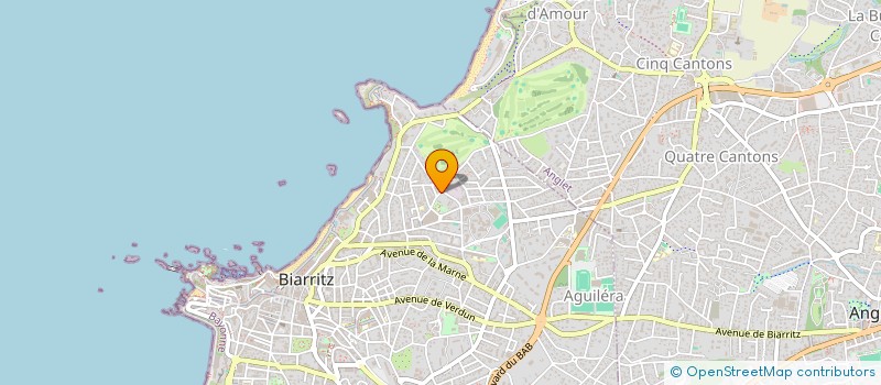 localisation de l'entreprise MADAME LYSSA-VALENTINE BARRE  BIARRITZ
