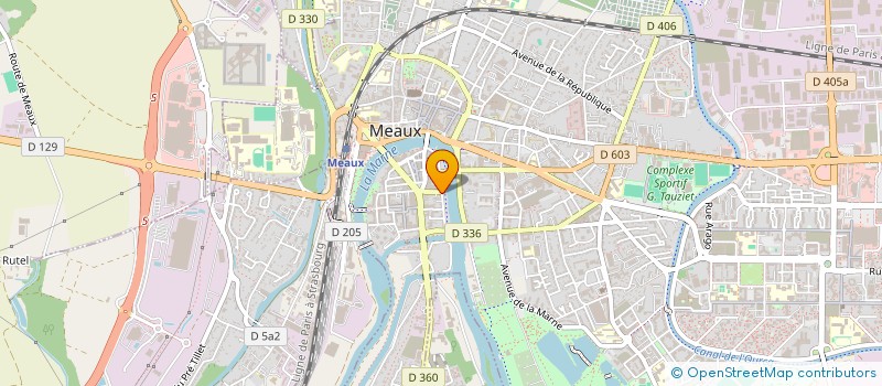 localisation de l'entreprise MADAME LYSSANDRE COUSSEAU  THAIRE