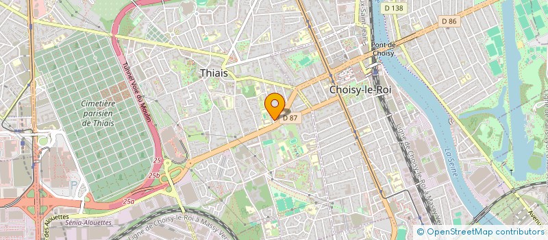 localisation de l'entreprise MADAME LYSSETTE PINO  THIAIS