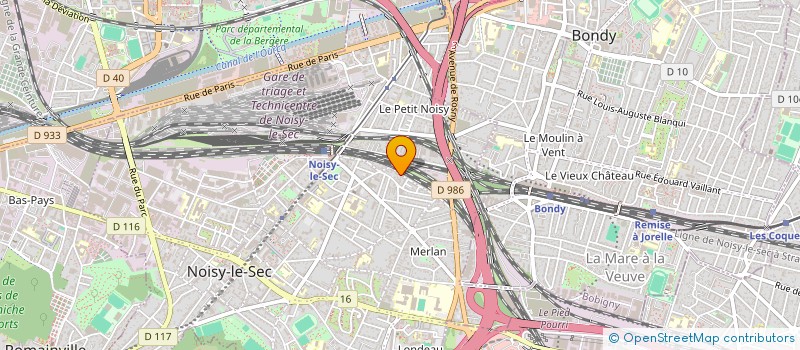 localisation de l'entreprise MADAME LYSSIA BERKANE  NOISY-LE-SEC