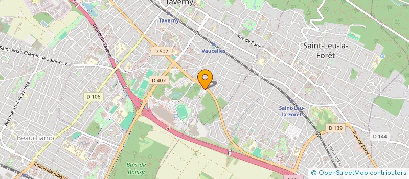 localisation de l'entreprise MADAME LYTICIA ACHEMOUN  TAVERNY