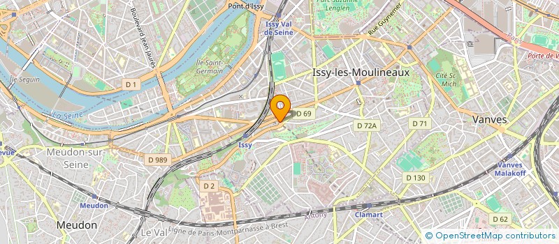 localisation de l'entreprise MADAME LYUBOV TKACHENKO à ISSY-LES-MOULINEAUX