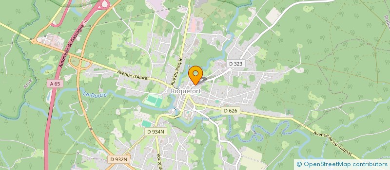 localisation de l'entreprise MADAME LYUDMILA SERGIYENKO  ROQUEFORT