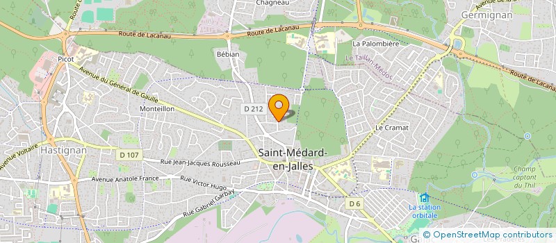 localisation de l'entreprise MADAME LYUDMYLA BATRAK à SAINT-MEDARD-EN-JALLES