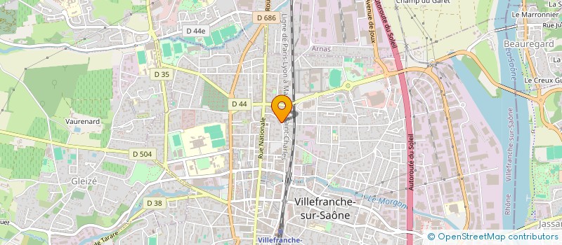 localisation de l'entreprise MADAME LYUDMYLA DOROSHENKO  VILLEFRANCHE-SUR-SAONE