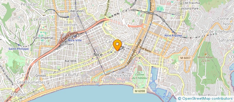 localisation de l'entreprise MADAME LYUDMYLA GOLOUBOVA à NICE