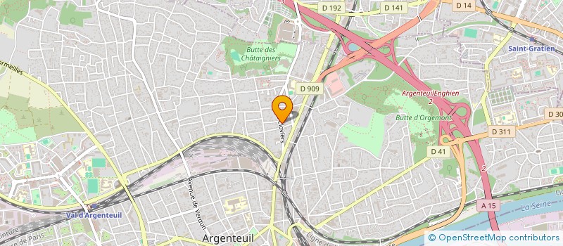 localisation de l'entreprise MADAME LYVELINE MANICOR  ARGENTEUIL