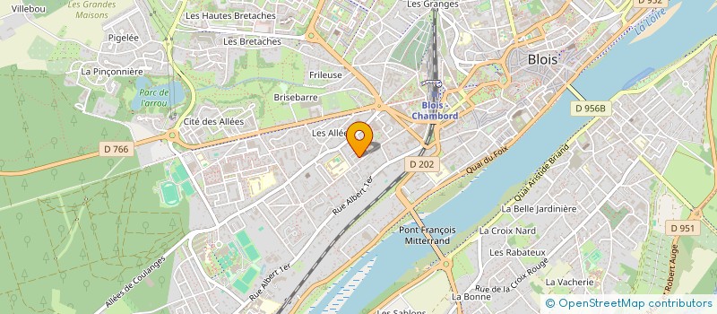 localisation de l'entreprise MADAME LYVIA BELLA EBALEY  BLOIS