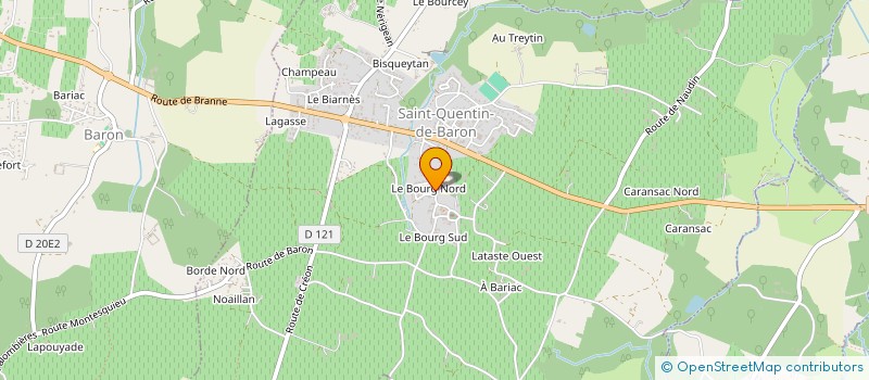 localisation de l'entreprise MADAME LYVIA DUCHEMIN à SAINT-QUENTIN-DE-BARON