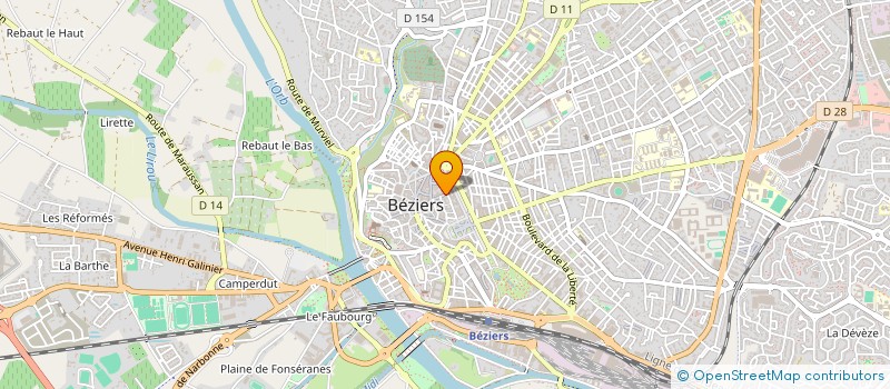 localisation de l'entreprise MADAME M à BEZIERS