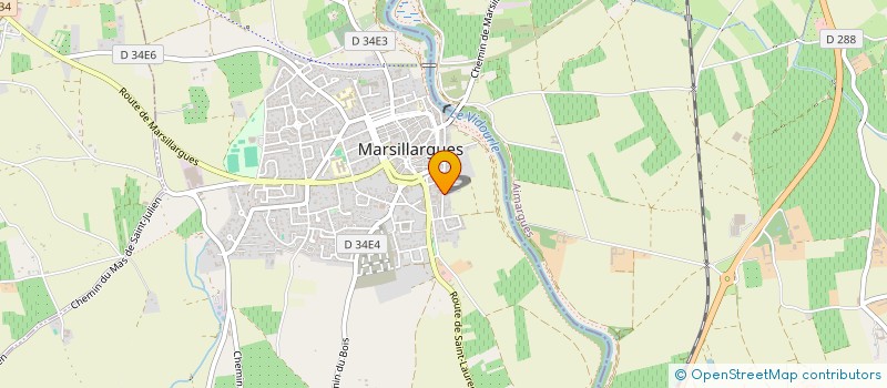 localisation de l'entreprise MADAME M AMPHOUX  MARSILLARGUES