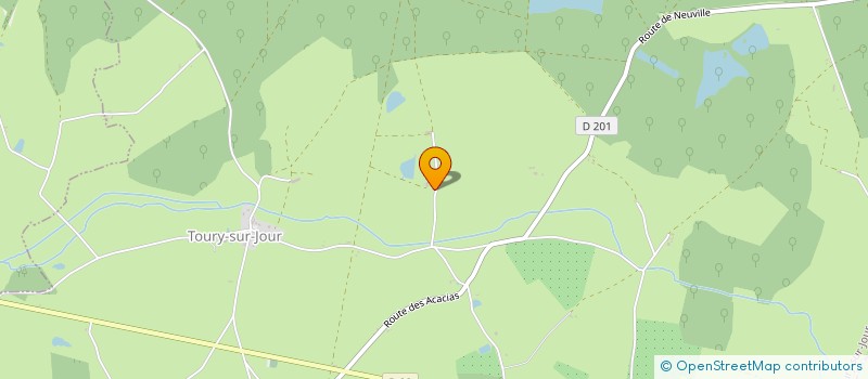 localisation de l'entreprise MADAME M AUDEMARD D'ALENCON  TOURY SUR JOUR