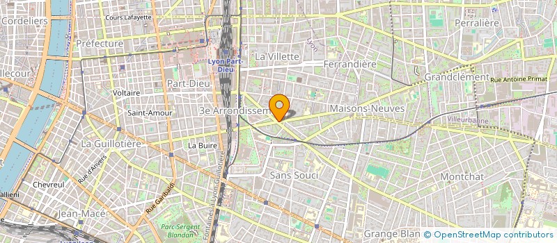 localisation de l'entreprise MADAME M AZZOPARDI  LYON