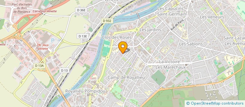 localisation de l'entreprise MADAME M'BALLOU FATOUMATA CAMARA  COMPIEGNE