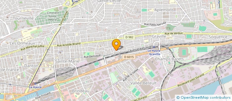 localisation de l'entreprise MADAME M BALOU SOUMAH  LE HAVRE