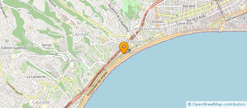 localisation de l'entreprise MADAME M BARKA ARIF à NICE