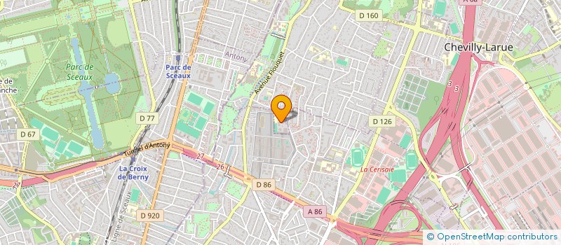 localisation de l'entreprise MADAME M'BAU DRAME  L'HAY-LES-ROSES