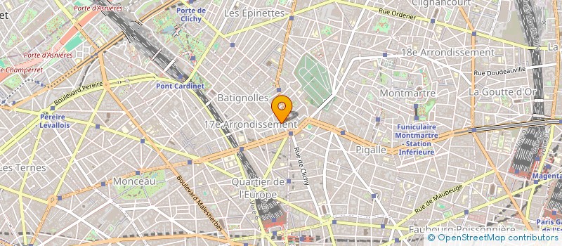 localisation de l'entreprise MADAME M BERGOPSOM à PARIS