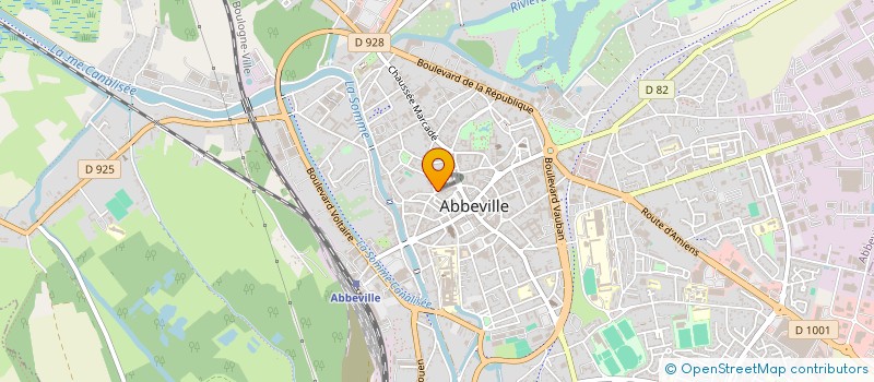 localisation de l'entreprise MADAME M BROCHARD à ABBEVILLE