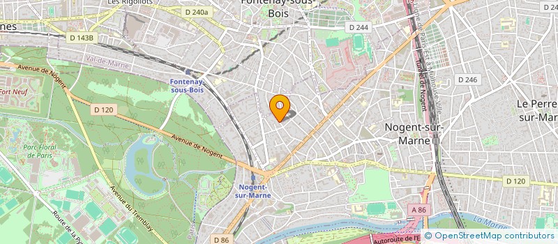 localisation de l'entreprise MADAME M BUZI à NOGENT-SUR-MARNE