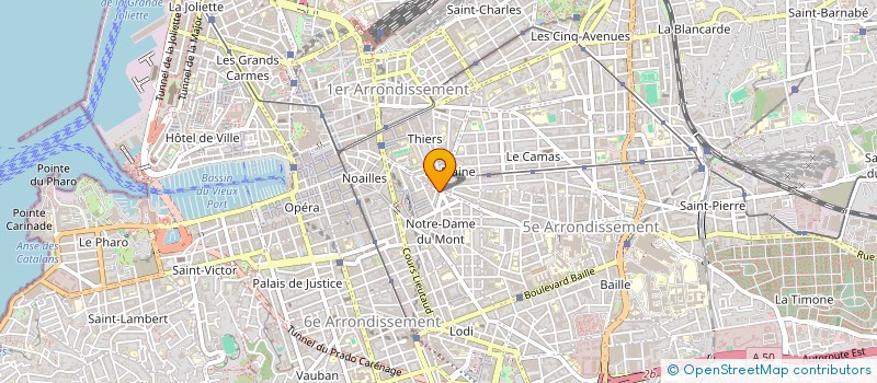 localisation de l'entreprise MADAME M-C BILLARDELLO à MARSEILLE