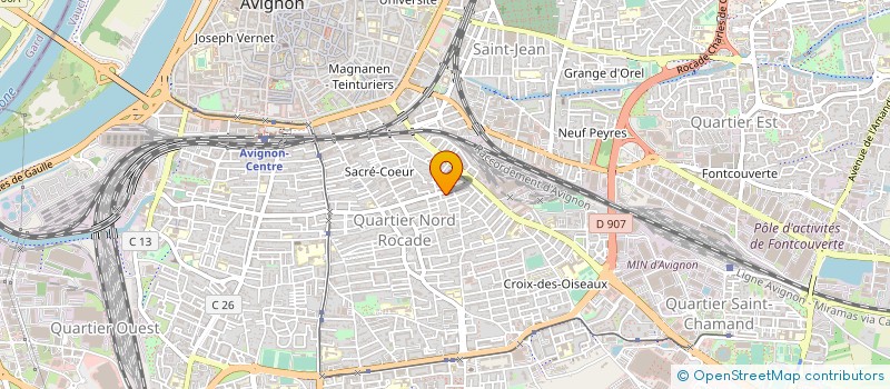 localisation de l'entreprise MADAME M-C CLOUPET  AVIGNON