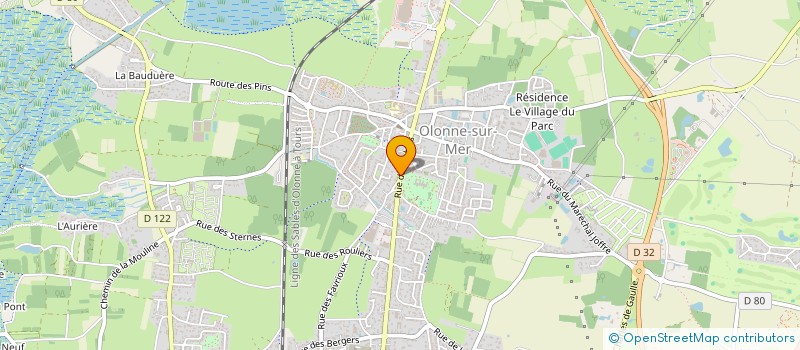 localisation de l'entreprise MADAME M CHARRIER à LES SABLES D'OLONNE