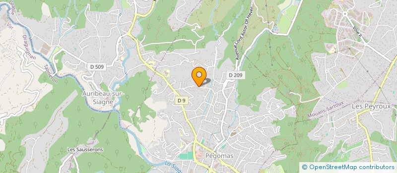 localisation de l'entreprise MADAME M CHISTINE LIBER  PEGOMAS