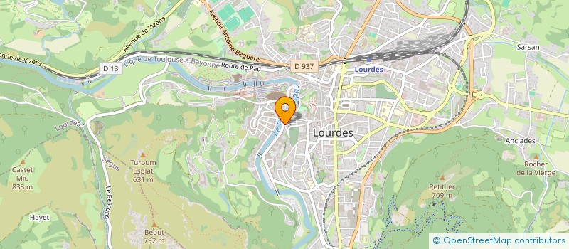 localisation de l'entreprise MADAME M CHRISTINE DEF  LOURDES