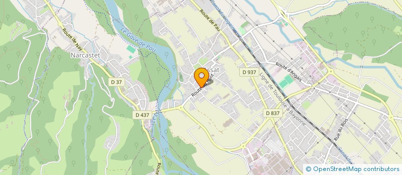 localisation de l'entreprise MADAME M-CHRISTINE LANNE  ASSAT