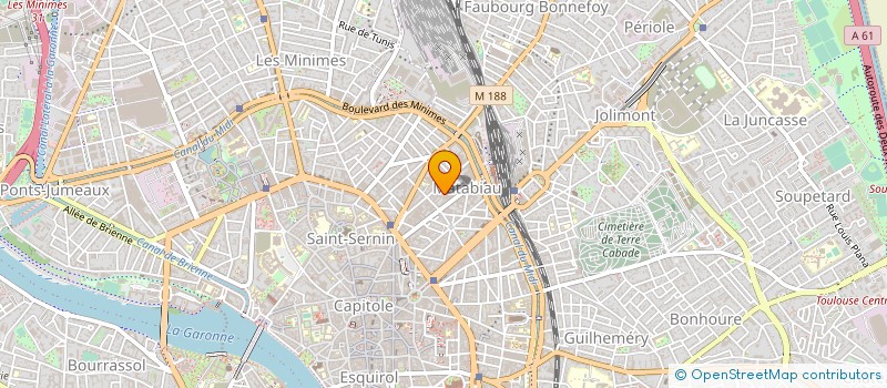 localisation de l'entreprise MADAME M CLEMENT  TOULOUSE