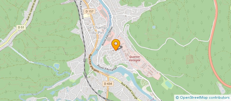 localisation de l'entreprise MADAME M DANIEL  EPINAL