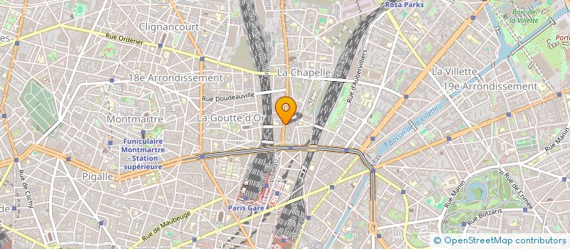 localisation de l'entreprise MADAME M DARGUI à PARIS