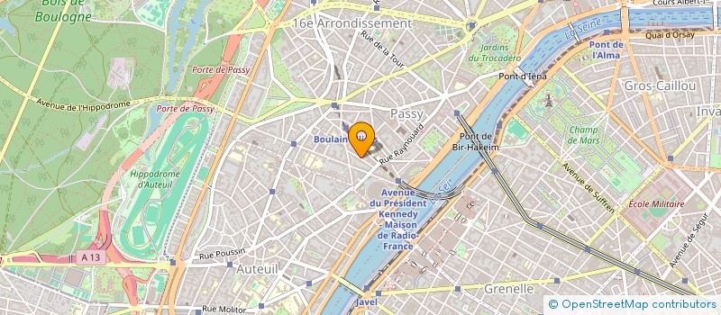 localisation de l'entreprise MADAME M DE LA FOREST DIVONNE  PARIS