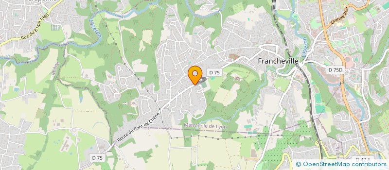 localisation de l'entreprise MADAME M DOMITILLE MALVAL  FRANCHEVILLE