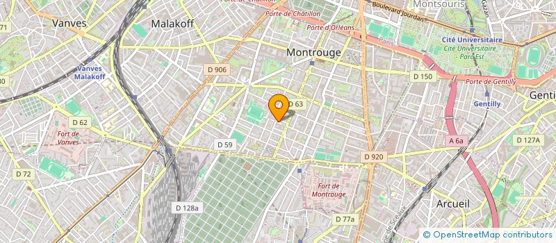 localisation de l'entreprise MADAME M DURAND à MONTROUGE