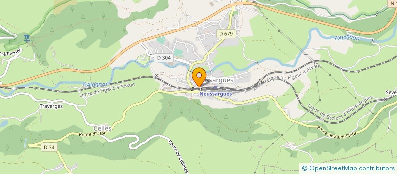 localisation de l'entreprise MADAME M DUTREVIS à NEUSSARGUES EN PINATELLE