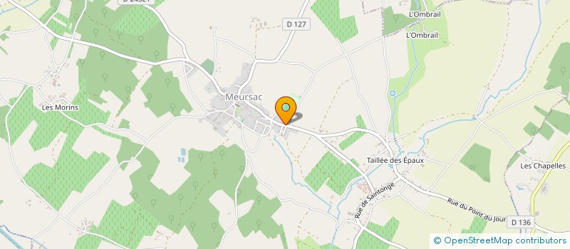 localisation de l'entreprise MADAME M-F HERVE  MEURSAC