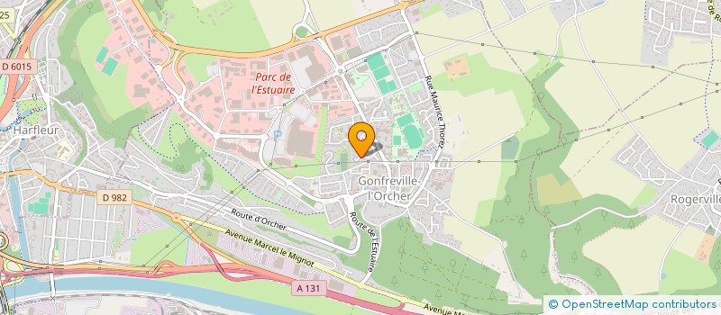 localisation de l'entreprise MADAME M-F MAILLARD  GONFREVILLE-L'ORCHER