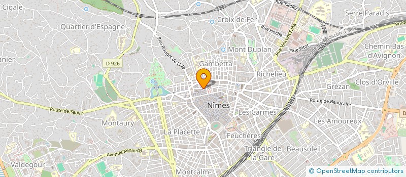 localisation de l'entreprise MADAME M FACCENDA à NIMES