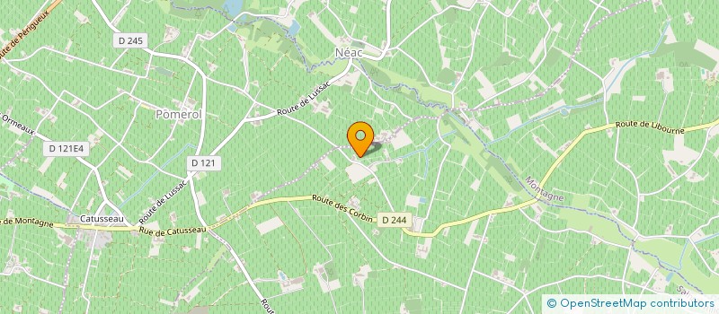 localisation de l'entreprise MADAME M FARGES  SAINT-EMILION