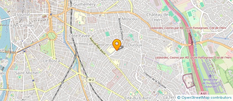 localisation de l'entreprise MADAME M FAURE à TOULOUSE