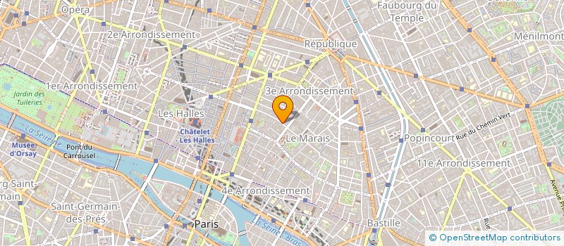 localisation de l'entreprise MADAME M FOGIEL à PARIS