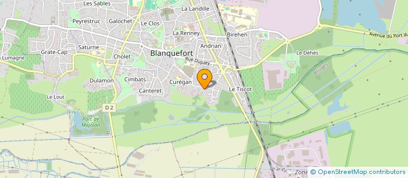 localisation de l'entreprise MADAME M-FRANCE PLOZIN à LE PIAN-MEDOC