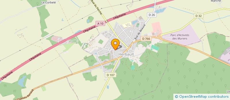 localisation de l'entreprise MADAME M FRANCHET à HERBAULT