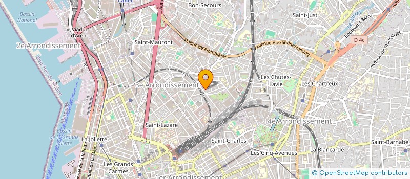 localisation de l'entreprise MADAME M GISBERT à MARSEILLE