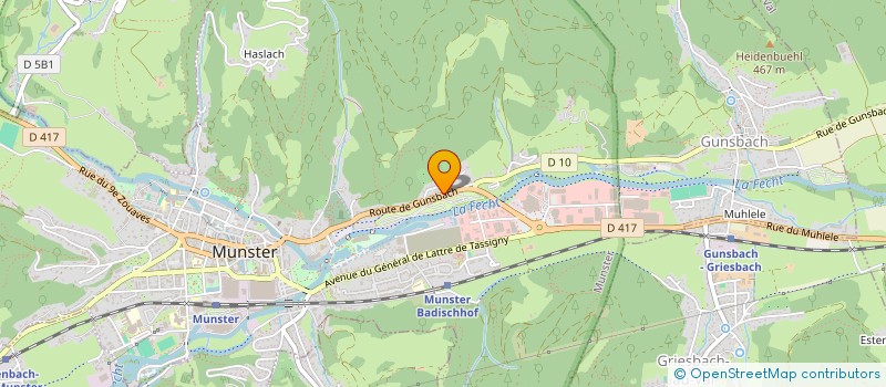 localisation de l'entreprise MADAME M HEINRICH  MUNSTER