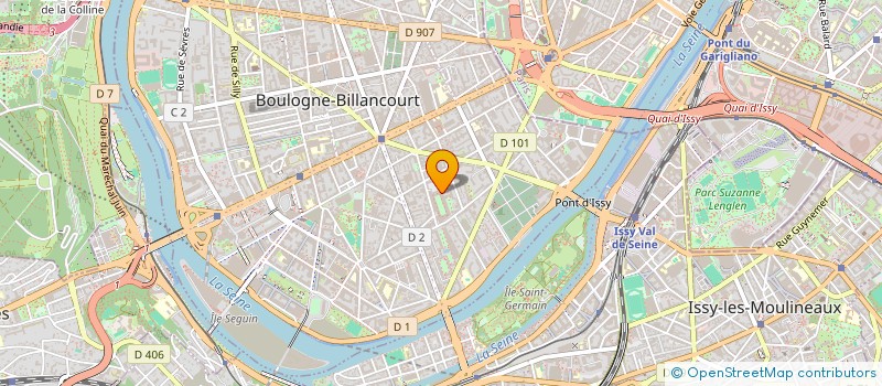 localisation de l'entreprise MADAME M ILIDEVIC à BOULOGNE-BILLANCOURT