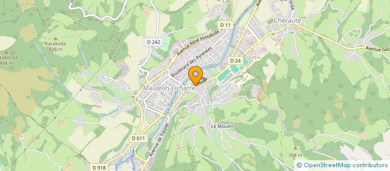 localisation de l'entreprise MADAME M IRIGOYEN à MAULEON-LICHARRE